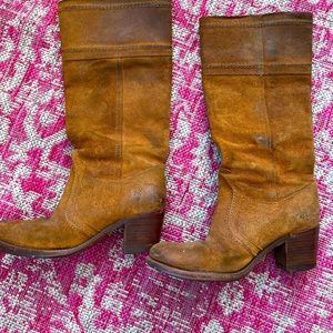 Frye Women’s Jane 14L boot. 100% leather.